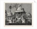 The Exterior of the Cemetery of Mara Sati, at Ahar, Near Oodeypore, India by Anonymous