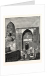 Native Police at the Gate of the Mosque of Shah Zindeh, Samarcand by Anonymous