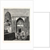 Native Police at the Gate of the Mosque of Shah Zindeh, Samarcand by Anonymous