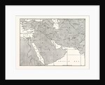 Map of Central Asia, Persia, Arabia, and Turkey in Asia by Anonymous