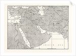 Map of Central Asia, Persia, Arabia, and Turkey in Asia by Anonymous