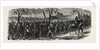 The French 66th Regiment on the March to Forbach, a Commune in the Moselle Department in Lorraine in France. by Anonymous