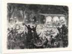 The Marseillaise in a Public Garden in Paris, France by Anonymous