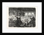 The Marseillaise in a Public Garden in Paris, France by Anonymous