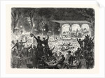The Marseillaise in a Public Garden in Paris, France by Anonymous