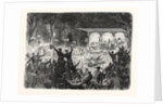 The Marseillaise in a Public Garden in Paris, France by Anonymous