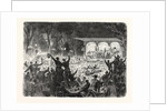 The Marseillaise in a Public Garden in Paris, France by Anonymous