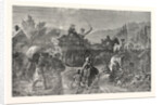 French Peasant Families on the Run, France by Anonymous