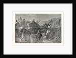 French Peasant Families on the Run, France by Anonymous