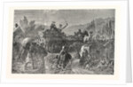French Peasant Families on the Run, France by Anonymous