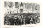 Proclamation of the Republic in Front of the Hotel De Ville in Paris on 4 September 1870, France by Anonymous
