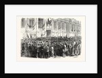 Proclamation of the Republic in Front of the Hotel De Ville in Paris on 4 September 1870, France by Anonymous