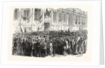 Proclamation of the Republic in Front of the Hotel De Ville in Paris on 4 September 1870, France by Anonymous