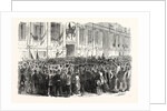 Proclamation of the Republic in Front of the Hotel De Ville in Paris on 4 September 1870, France by Anonymous