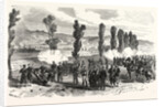 Napoleon and the Prince Imperial at the Bombardment of Saarbrucken, France by Anonymous