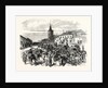 Withdrawal of the Second Corps of the Army of the Rhine by Ars-Laquenexy, on the Road to Metz by Anonymous