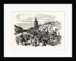 Withdrawal of the Second Corps of the Army of the Rhine by Ars-Laquenexy, on the Road to Metz by Anonymous