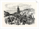 Withdrawal of the Second Corps of the Army of the Rhine by Ars-Laquenexy, on the Road to Metz by Anonymous