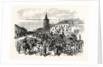 Withdrawal of the Second Corps of the Army of the Rhine by Ars-Laquenexy, on the Road to Metz by Anonymous