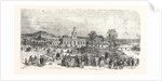 The New Paris Observatory. View of the Trocadero Square During the Battle at La Malmaison, France by Anonymous