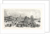 The New Paris Observatory. View of the Trocadero Square During the Battle at La Malmaison, France by Anonymous