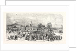 The New Paris Observatory. View of the Trocadero Square During the Battle at La Malmaison, France by Anonymous