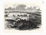 Napoleon III Goes on the Road to Bouillon, in War Captivity, Over the Battlefield of Sedan, France by Anonymous