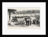 Camp Scene Within the City Walls of Paris, France by Anonymous