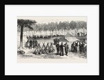 Camp Scene Within the City Walls of Paris, France by Anonymous