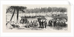 Camp Scene Within the City Walls of Paris, France by Anonymous
