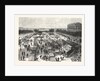Tents and Wagons-Hospital on the Esplanade in Metz after the Surrender, France by Anonymous