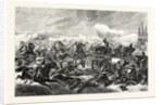 A French Battery Taken by the 7th Regiment of Prussian Mounted Cavalry Soldiers, the Battle of Mars-La-Tour on 16 August 1870 by Anonymous