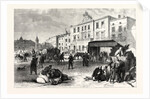 The Market Place and the City of Pont-a-Mousson, 19 August 1870 by Anonymous
