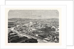 Strasbourg, a Bird's Eye View 1870 by Anonymous