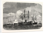 Blockade of the Baltic Sea, Armored French Fleet Near Helgoland, 11 August 1870 by Anonymous