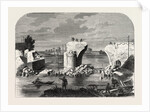 Bridge Over the Marne in Trilport Near Meaux, Destroyed by the French 1870 by Anonymous