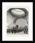 New Station of the London and North-Western Railway, Euston Square. Gallery of the Booking-Office. UK, 1849 by Anonymous