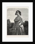 Roman Country Girl. From a Painting by Riedel by Anonymous