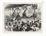 The Centennial Celebration of American Independence: The Fourth of July in Philadelphia: Mr. Richard Henry Lee Reading the Original Document of the Declaration of Independence. 1876 by Anonymous