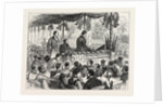 The Centennial Celebration of American Independence: The Fourth of July in Philadelphia: Mr. Richard Henry Lee Reading the Original Document of the Declaration of Independence. 1876 by Anonymous