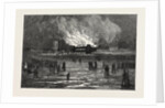 Burning of the Scarborough Spa Saloon by Anonymous