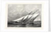 Royal Yacht Squadron Regatta: Race for the Town Cup: The Prince of Wales's Yacht Hildegarde Rounding the Flag-Boat at the Lepe Buoy by Anonymous
