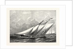 Royal Yacht Squadron Regatta: Race for the Town Cup: The Prince of Wales's Yacht Hildegarde Rounding the Flag-Boat at the Lepe Buoy by Anonymous