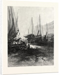New Brunswick, Market Slip, St. John, at Low Tide, Canada by Anonymous