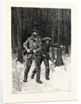 Nova Scotia, There He is! the Hunt, Hunting, Canada by Anonymous