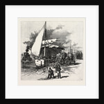 Montreal, Unloading Hay Barges, Canada by Anonymous