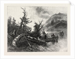 Lower Ottawa, on the Portage, Lake Comandeau, Canada by Anonymous