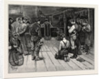 Mass in a Lumber Shanty, Lumbering, Canada by Anonymous