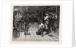 Mass in a Lumber Shanty, Lumbering, Canada by Anonymous