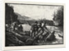 Lumbermen at Work, the Drive, Lumbering, Canada by Anonymous